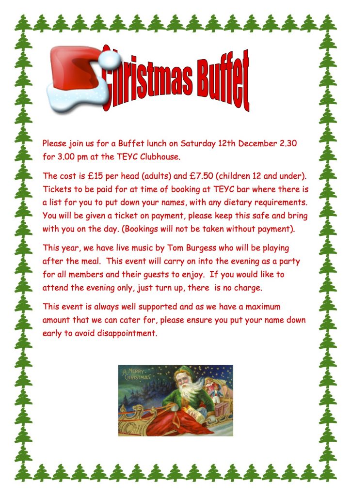 Christmas Buffet Lunch