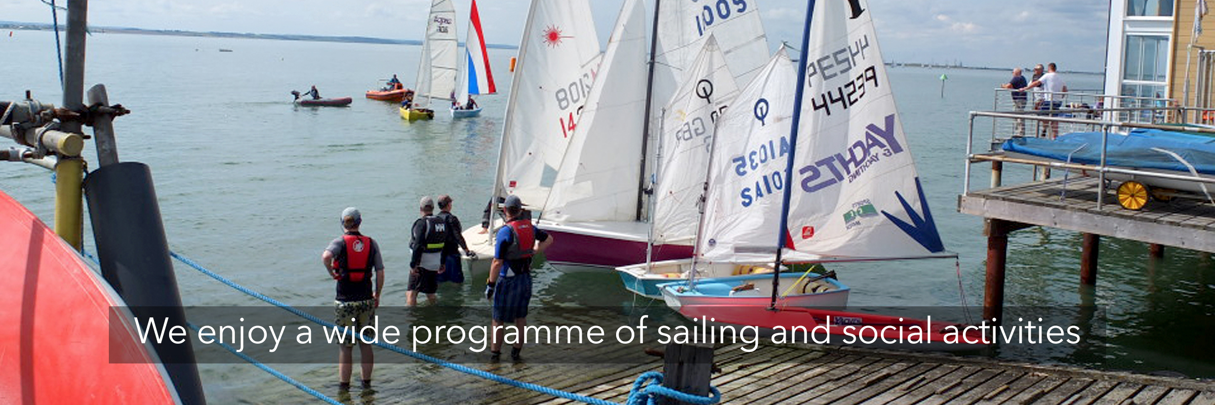 Permalink to:We enjoy a wide programme of sailing and social activities